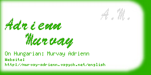 adrienn murvay business card